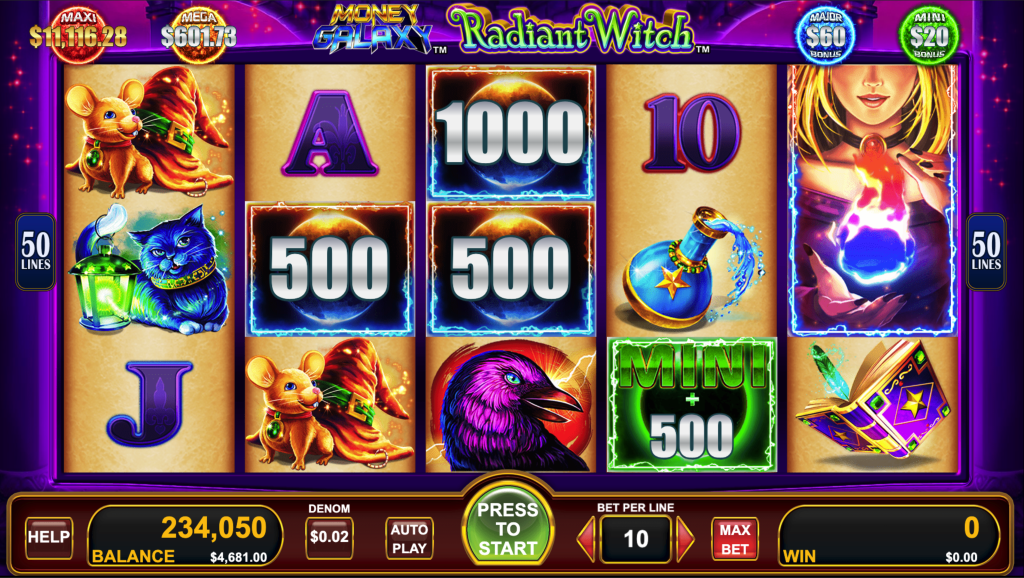 Money Galaxy Radiant Witch Money Galaxy feature triggered